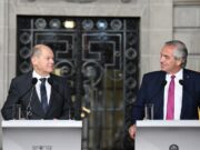 Visita de Scholz a Argentina