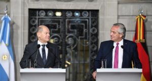 Visita de Scholz a Argentina