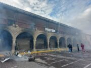 Presidente del Poder Judicial Javier Arévalo reporta quema de más de cuatro mil expedientes en ataques a cortes