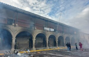 Presidente del Poder Judicial Javier Arévalo reporta quema de más de cuatro mil expedientes en ataques a cortes