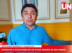 Guillermo Bermejo insta a Jefa de Estado a renunciar a su cargo