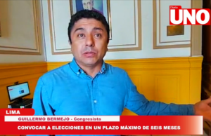 Guillermo Bermejo insta a Jefa de Estado a renunciar a su cargo