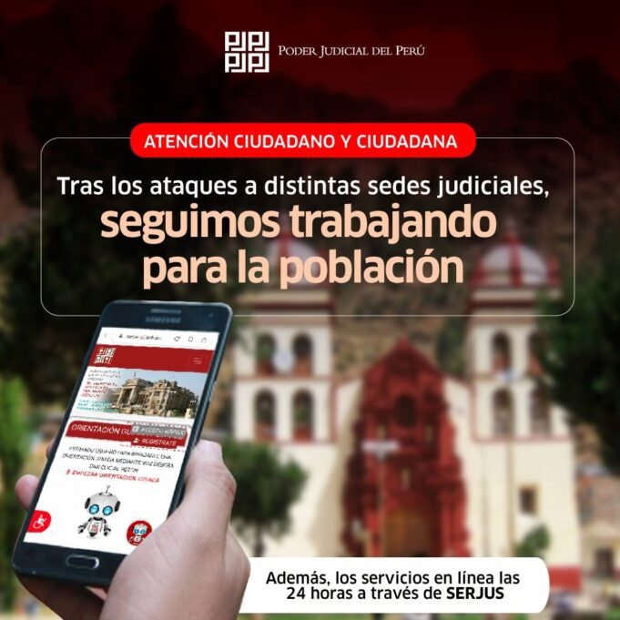 Cortes siniestradas brindan atención a la ciudadanía de manera presencial y virtual