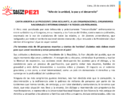 Carta abierta a La presidente Dina Boluarte, a las Organizaciones, Organismos Nacionales e Internacionales y a todos Los Peruanos.