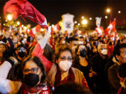 Centro de Lima: manifestaciones protestan con dirección al Ministerio Público Centro de Lima: manifestaciones protestan con dirección al Ministerio Público