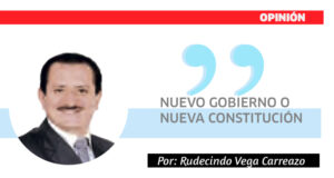 Nuevo Gobierno o Nueva Constitución