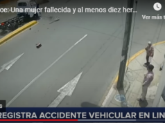 Trágico accidente en Lince dejó como saldo una mujer fallecida y diez heridos