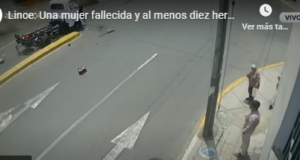 Trágico accidente en Lince dejó como saldo una mujer fallecida y diez heridos