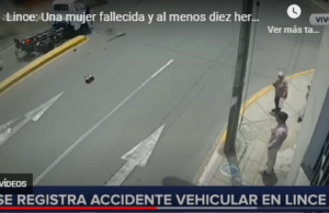 Trágico accidente en Lince dejó como saldo una mujer fallecida y diez heridos