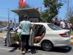 Chofer empezó a «cantar»