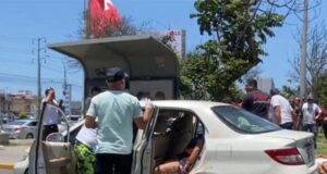 Chofer empezó a «cantar»