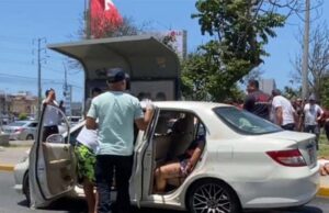 Chofer empezó a «cantar»