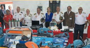 Importante donativo a bomberos del RIMAC