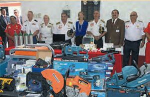 Importante donativo a bomberos del RIMAC