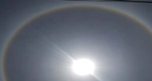 Halo solar sorprendió a limeños
