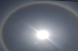 Halo solar sorprendió a limeños
