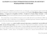 Personajes de la cultura denuncian represión en el Perú