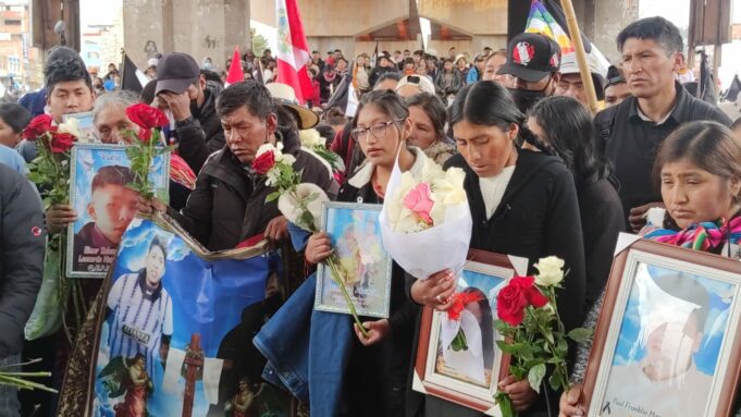 Puno cumple un mes de la masacre que dejó 18 fallecidos y más de cien heridos Puno cumple un mes de la masacre que dejó 18 fallecidos y más de cien heridos