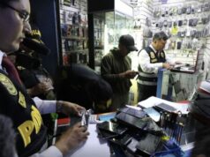 Policía incauta celulares robados en Polvos Azules