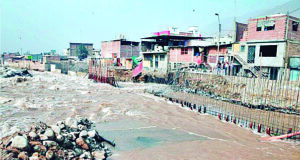 1200 casas en riego por ríos
