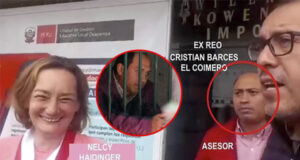 Asesor de congresista Nelcy Heidinger sería un exreo por pedir coima y hacerse pasar como trabajador del INPE Asesor de congresista Nelcy Haidinger sería un exreo por pedir coima y hacerse pasar como trabajador del INPE