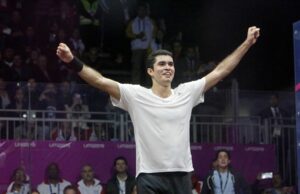 Diego Elías ya es el número dos en el ranking mundial de squash