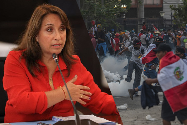 Boluarte pide declarar virtualmente a la Fiscalía por caso de muertes en manifestaciones: teme a la agitación social