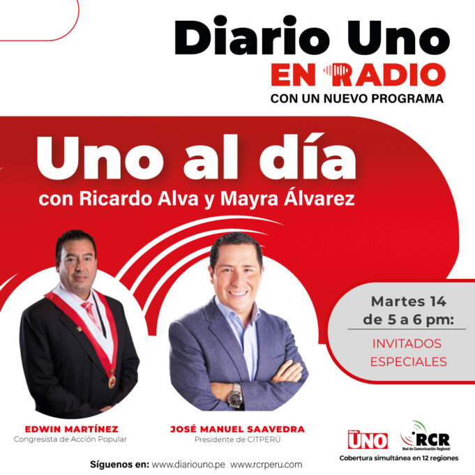 Conéctate y MIRA EN VIVO nuestro programa ‘UNO al día’