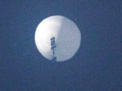 Estados Unidos derriba el globo espía chino que sobrevolaba su territorio