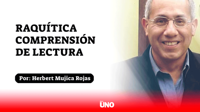 Raquítica comprensión de lectura