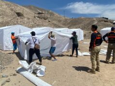 Instalan 190 carpas en 6 albergues para damnificados por los huaicos en Arequipa