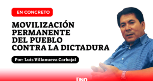 Movilización permanente del pueblo contra la dictadura