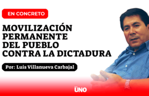 Movilización permanente del pueblo contra la dictadura