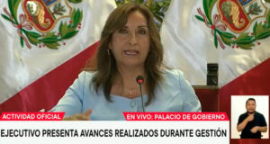 Presidenta Dina Boluarte brinda conferencia de prensa para exponer avances de su gestión