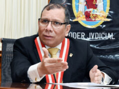 Presidente del Poder Judicial condena actos terroristas en el Vraem