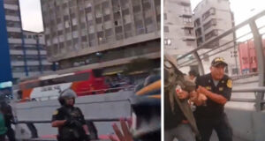 Reportan BRUTAL REPRESIÓN de la PNP y detenciones arbitrarias a manifestantes Reportan BRUTAL REPRESIÓN de la PNP y detenciones arbitrarias a manifestantes