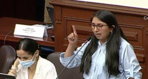 Ruth Luque propone que alimentación de cada parlamentario se descuente según su consumo