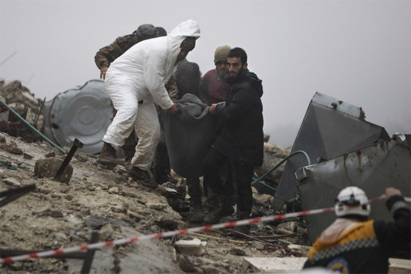 Terremoto en Turquía y Siria: edificio de 7 pisos colapsa en un segundo tras terremoto de 7.8