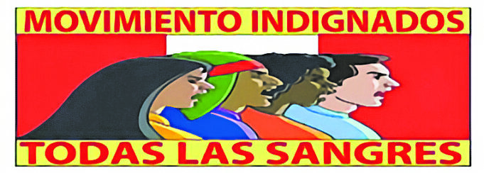 MOVIMIENTO INDIGNADOS TODAS LAS SANGRES: «Estamos siendo gobernados por un Gobierno golpista, fascista e ilegítimo.»