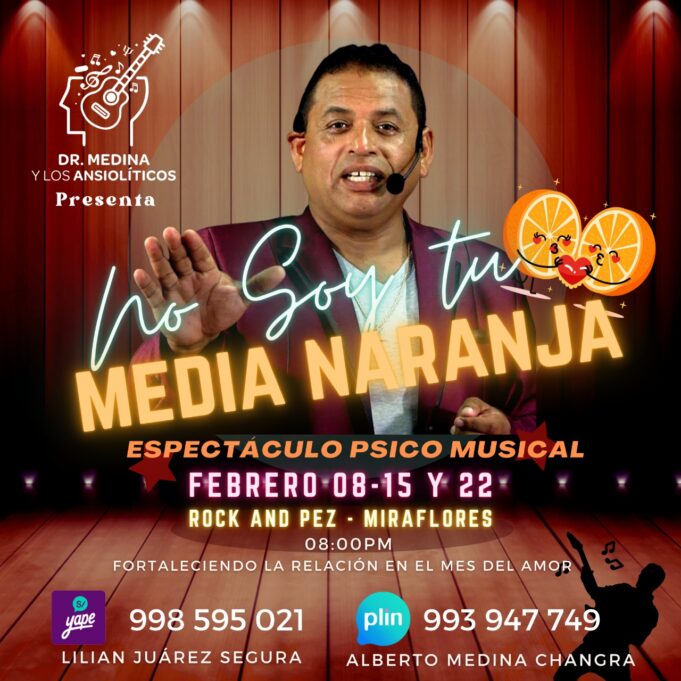 “No soy tu media naranja” la mejor terapia musical para parejas