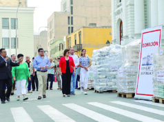 Congreso entregó donativo para damnificados en Arequipa