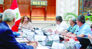 Dina Boluarte dialoga con gobernador de Junín