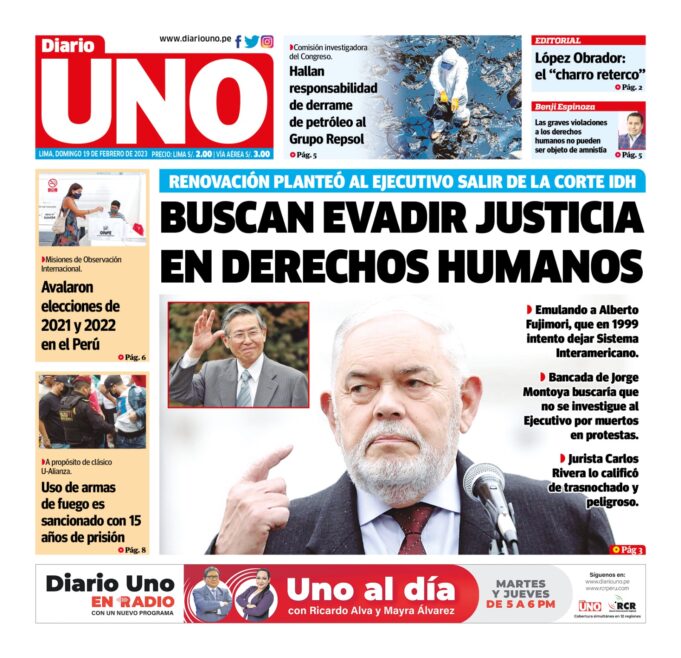 Portada 19 de febrero de 2023