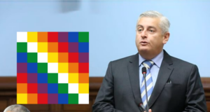 Congreso: ¡NO RESPETA! parlamentario fujimorista llama “mantel de chifa” al Whipala Congreso: ¡NO RESPETA! Congresista fujimorista llama “mantel de chifa” al Whipala