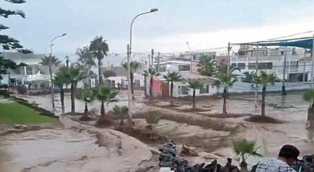 Ciclón Yaku golpea Lima