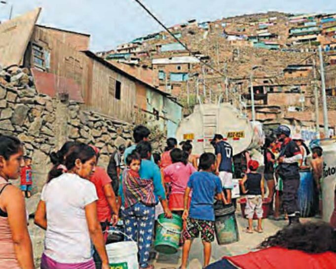 El agua falta en Lima y las autoridades no hacen nada