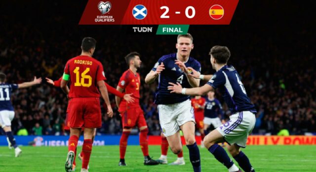 Escocia dio el «campanazo» en la eliminatoria de la Euro 2024 al vencer a España 2-0