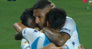 Paolo Guerrero anotó en triunfo de Racing ante Unión Santa Fe por 3-1