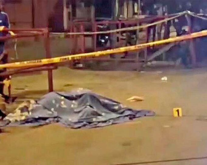 Lo matan de doce balazos