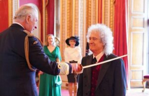 Brian May, guitarrista de Queen, es nombrado caballero de la Orden del Imperio Británico